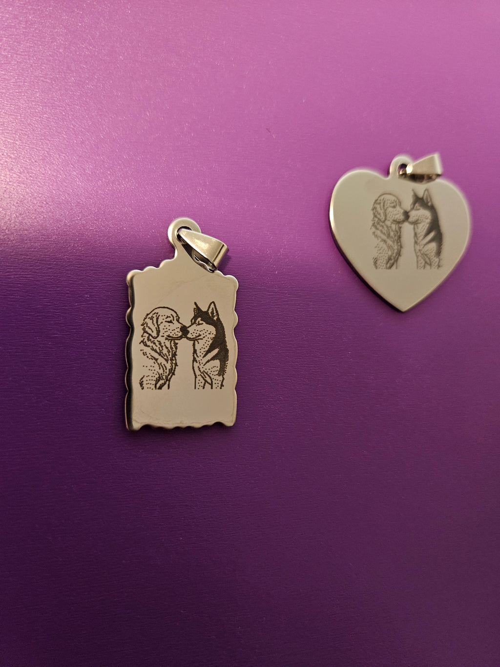 Customizable Steel Picture Pendant