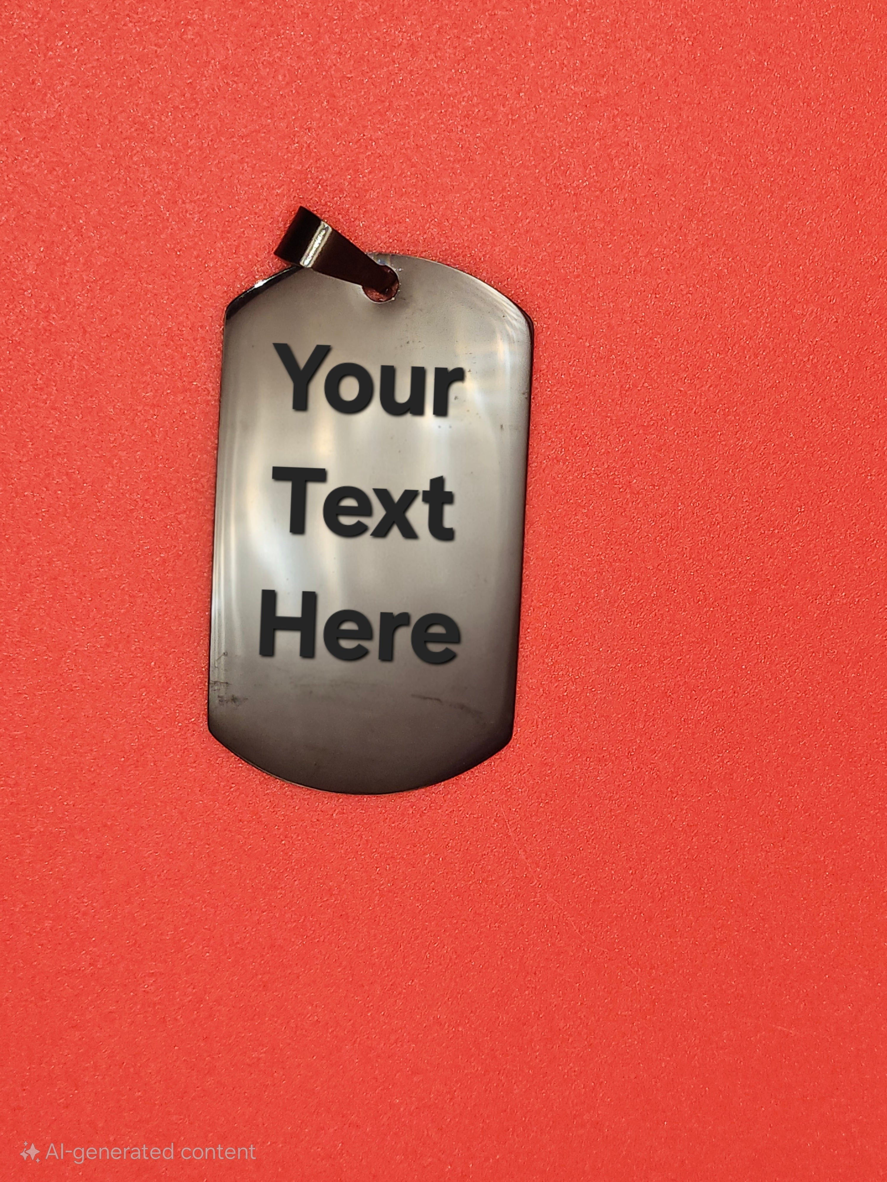 Metal Customizable Dog Tag Pendants