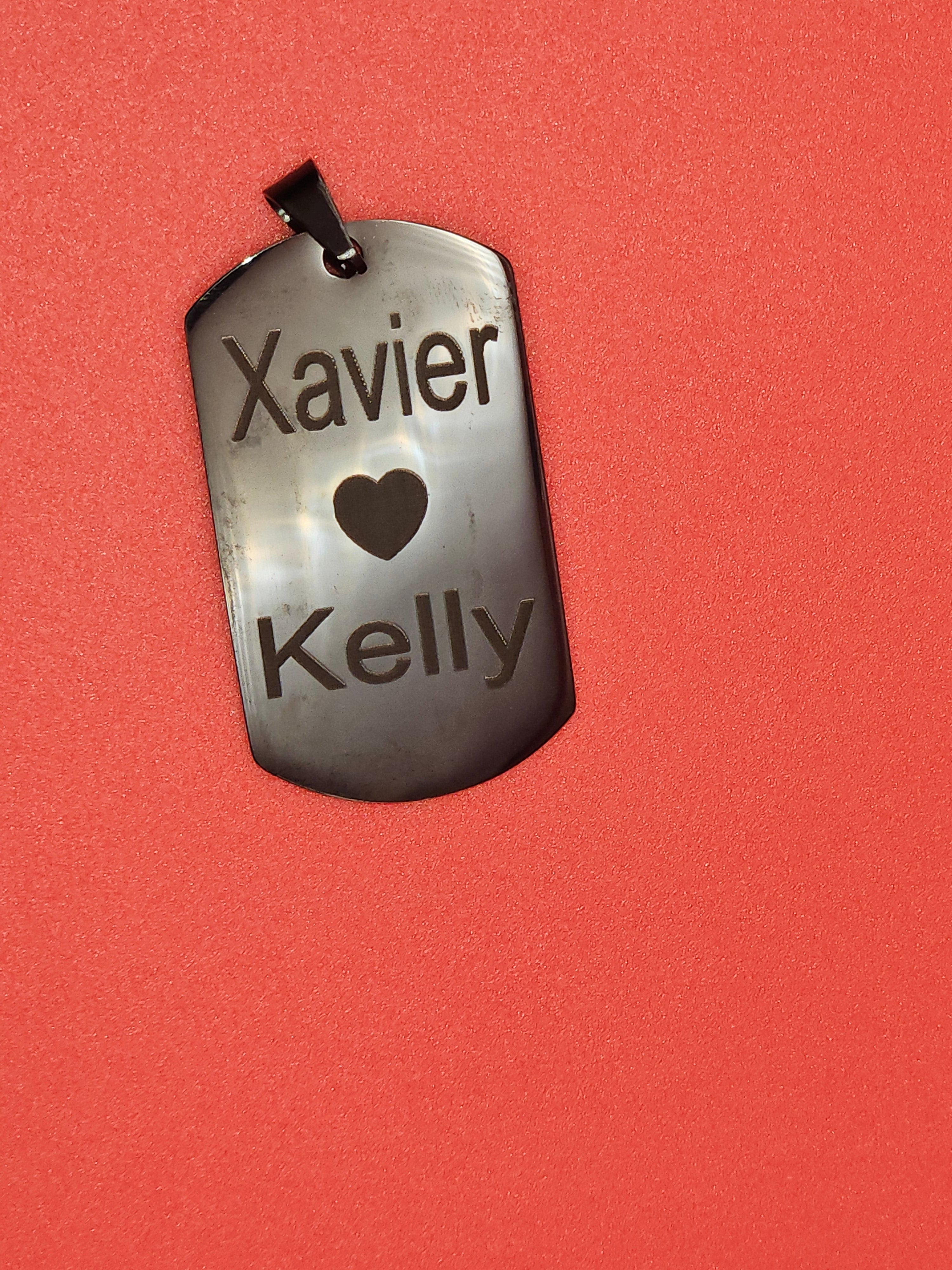 Metal Customizable Dog Tag Pendants