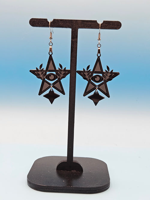 Acrylic Star Earrings