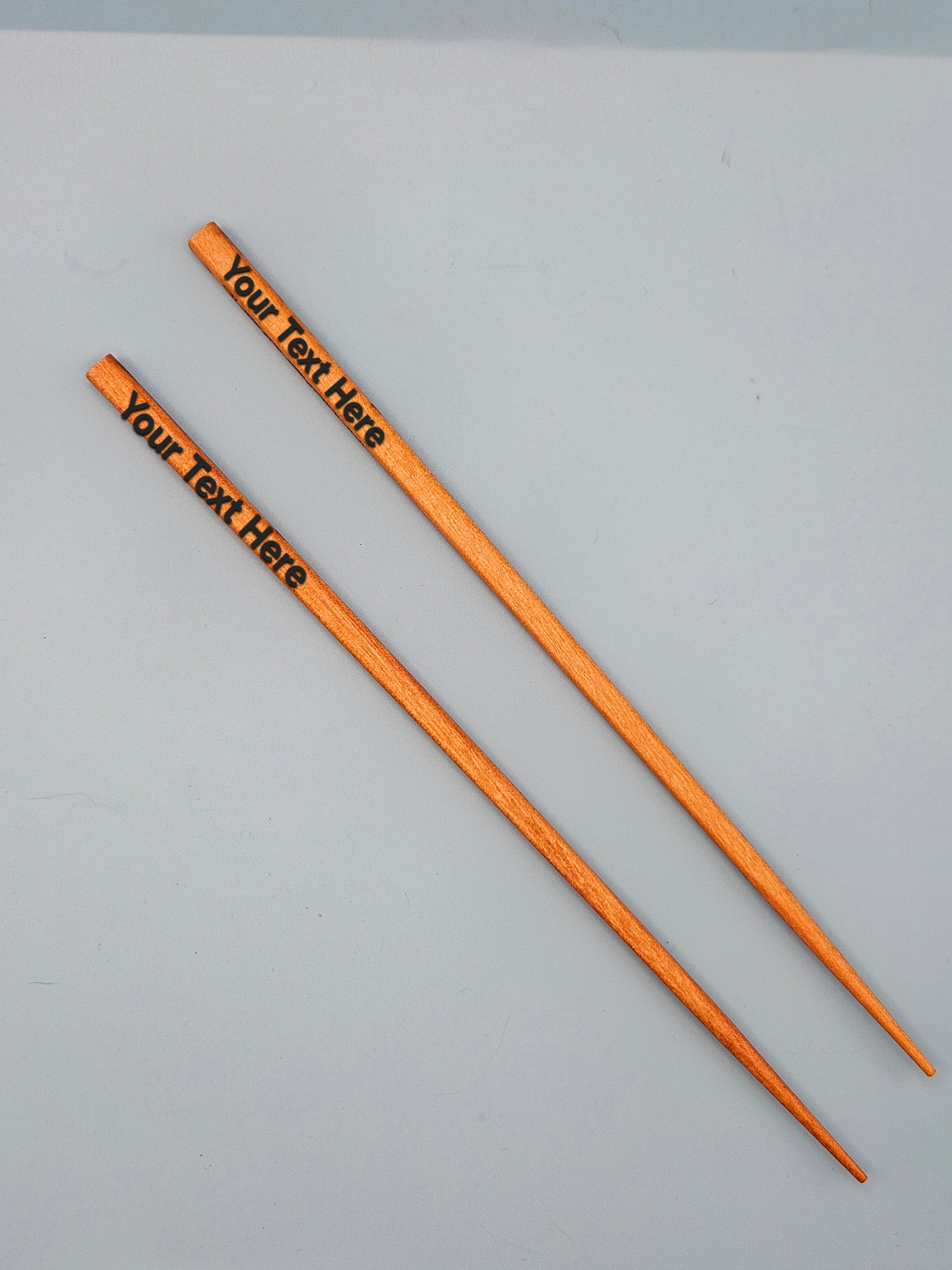 Customizable Bamboo Chop Sticks