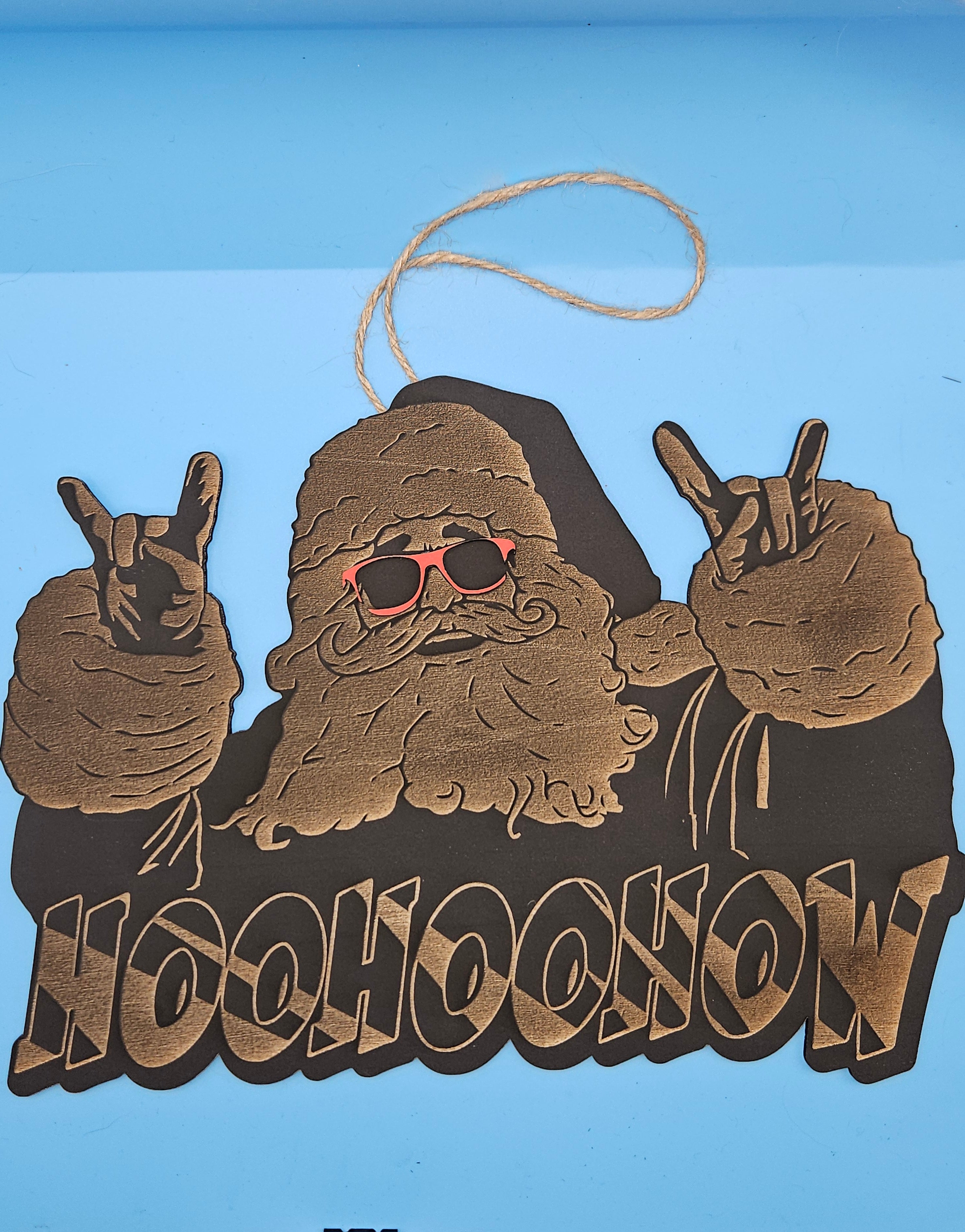 Hip Santa Sign