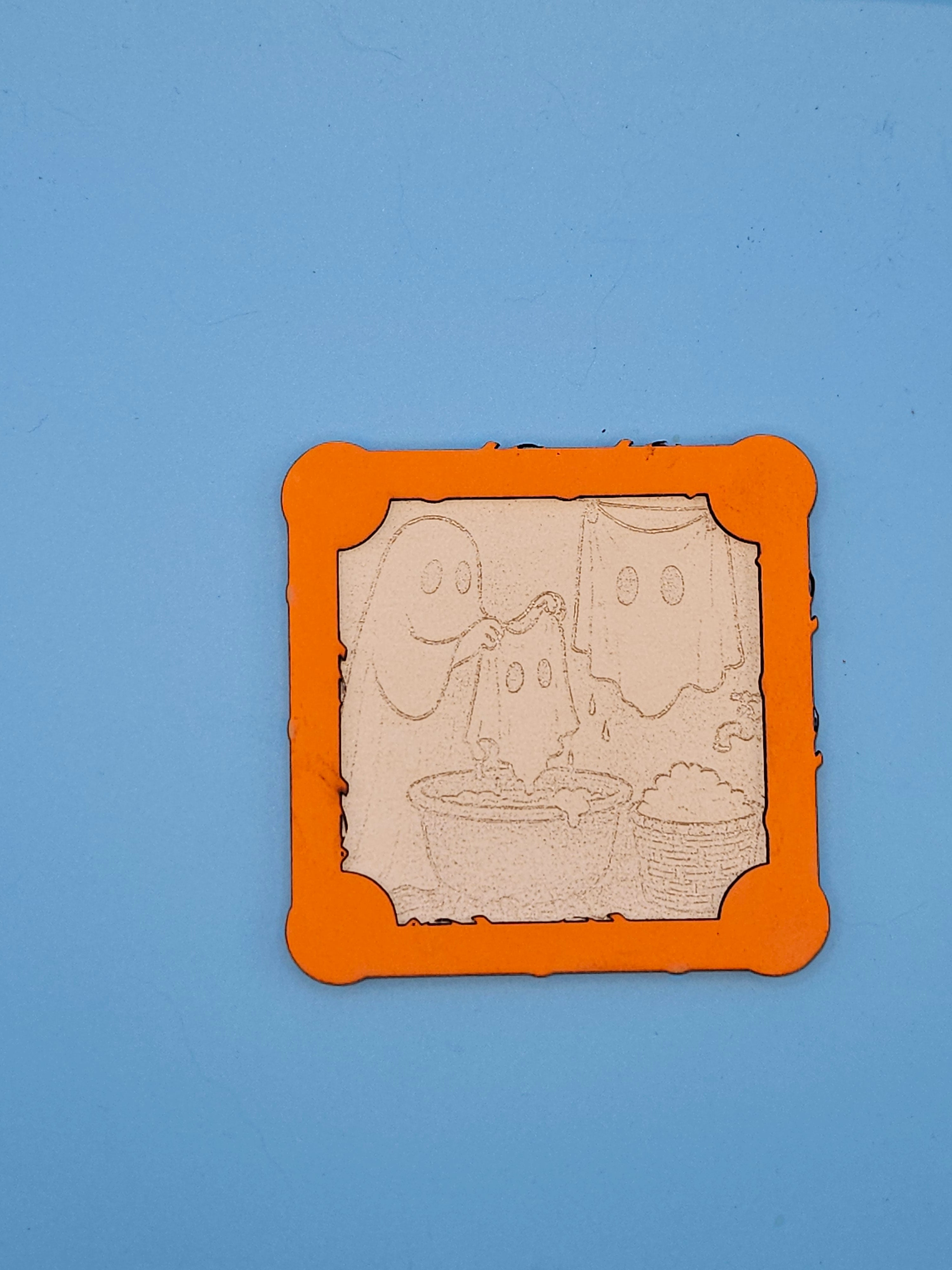 Cute Halloween Wooden Mini Art