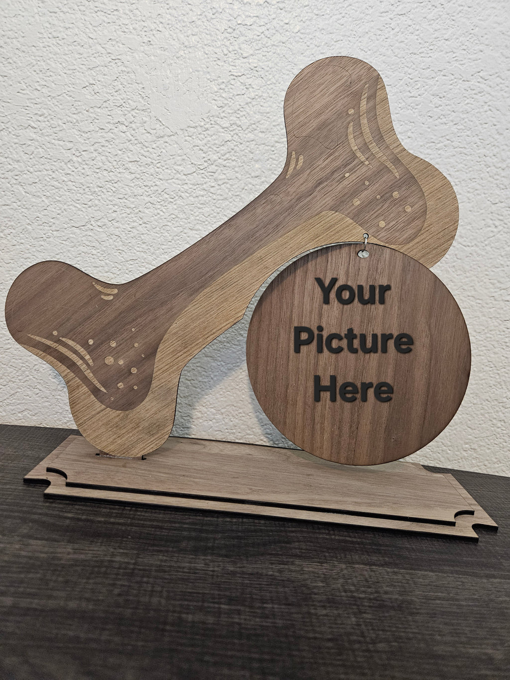 Large Wooden Dog Picture