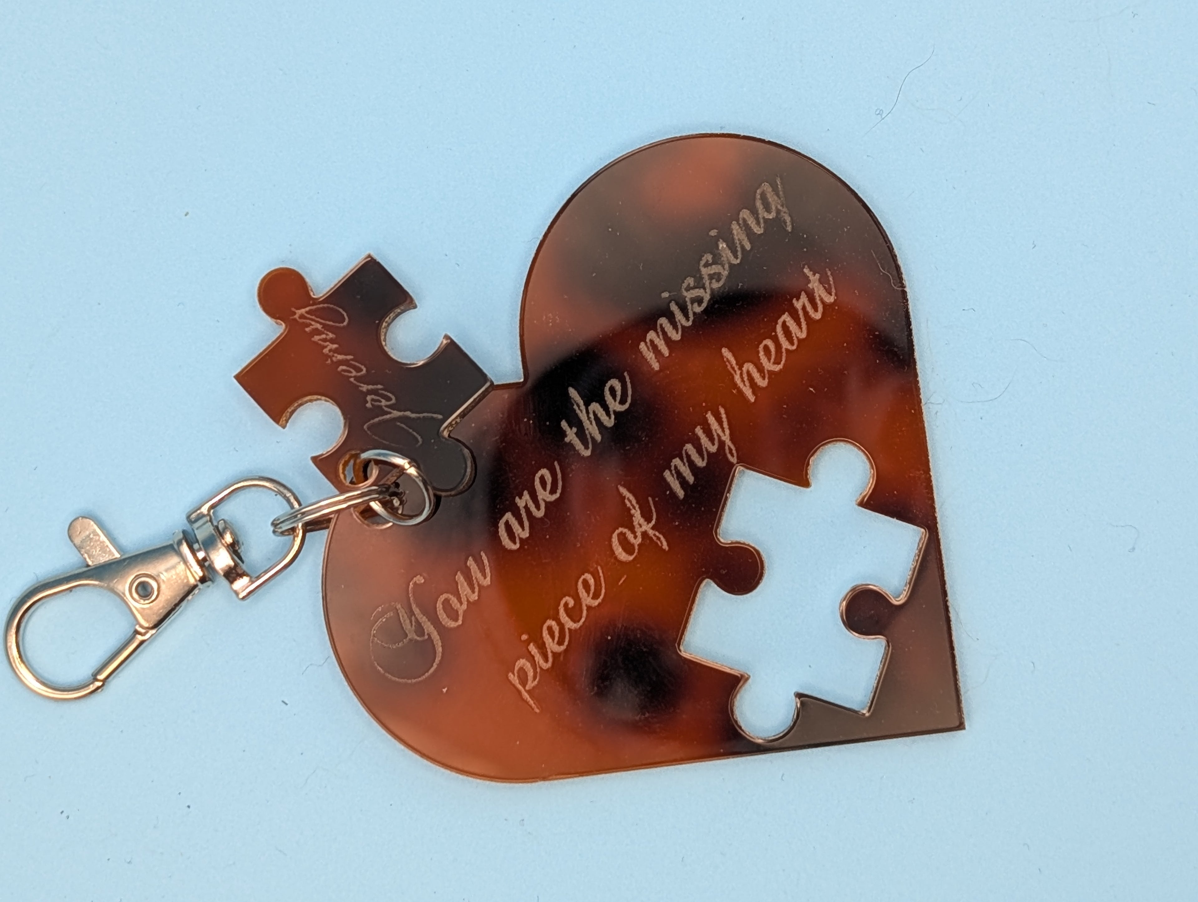 Puzzle Piece Keychain/Bag charm