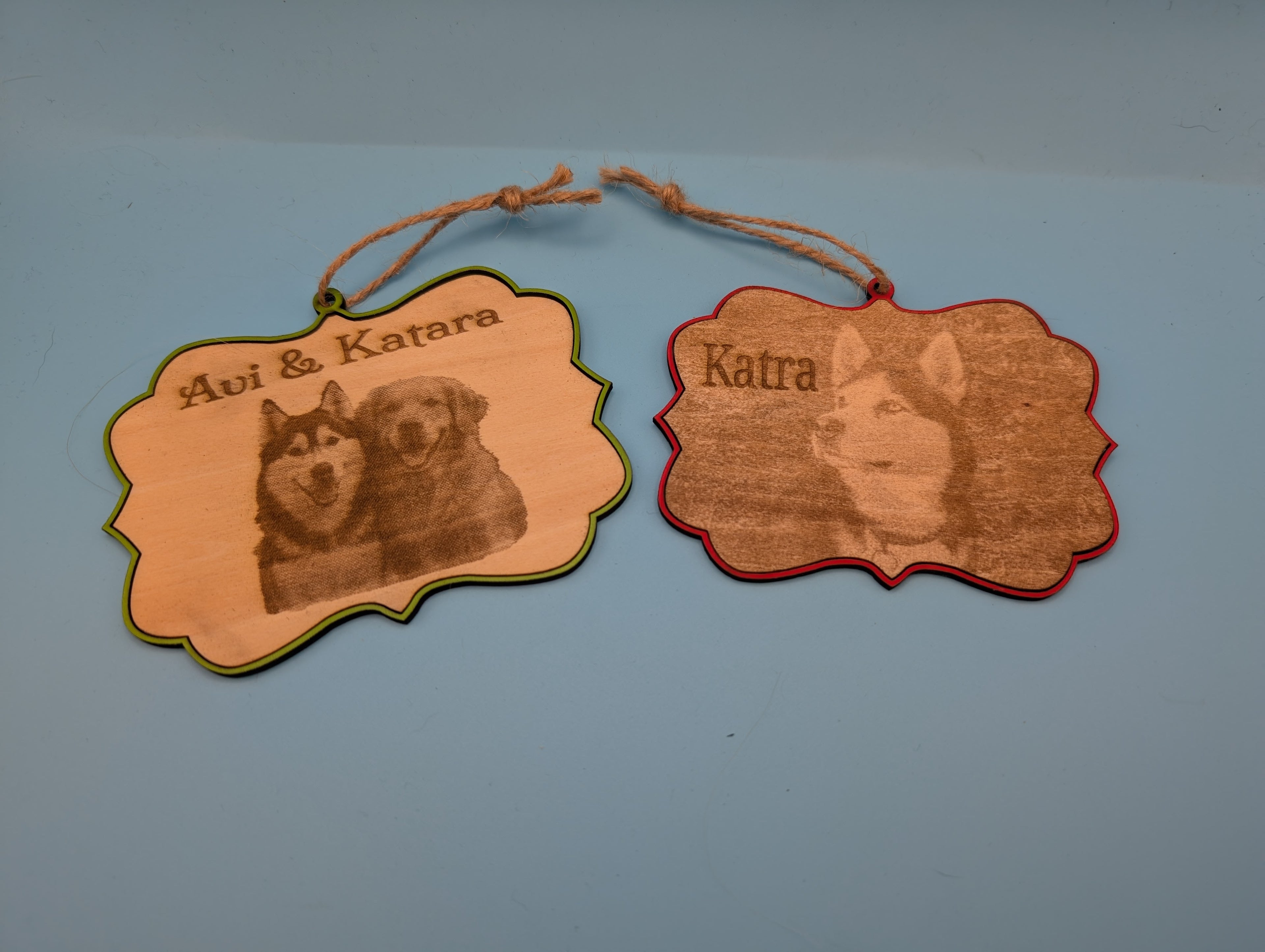Customizable Holiday Pet Ornament