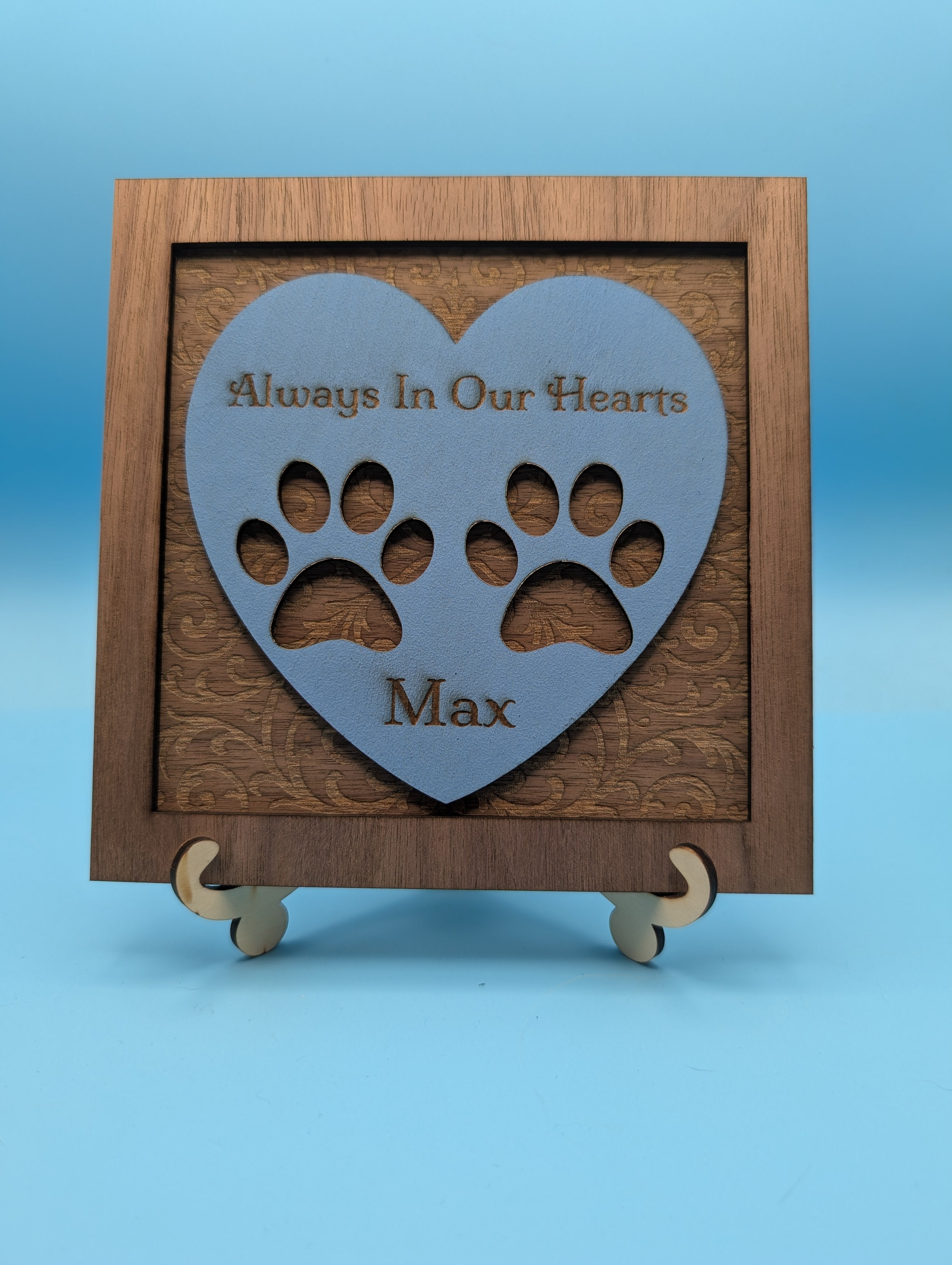 Wooden Pet Memorial Art
