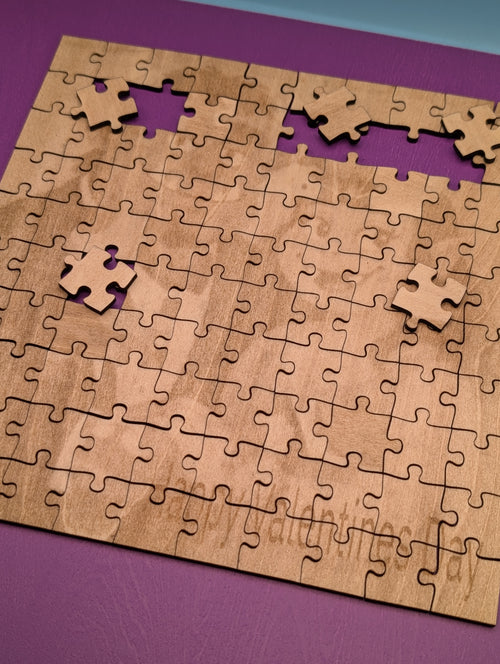 100 pc Valentines Personalized Puzzle
