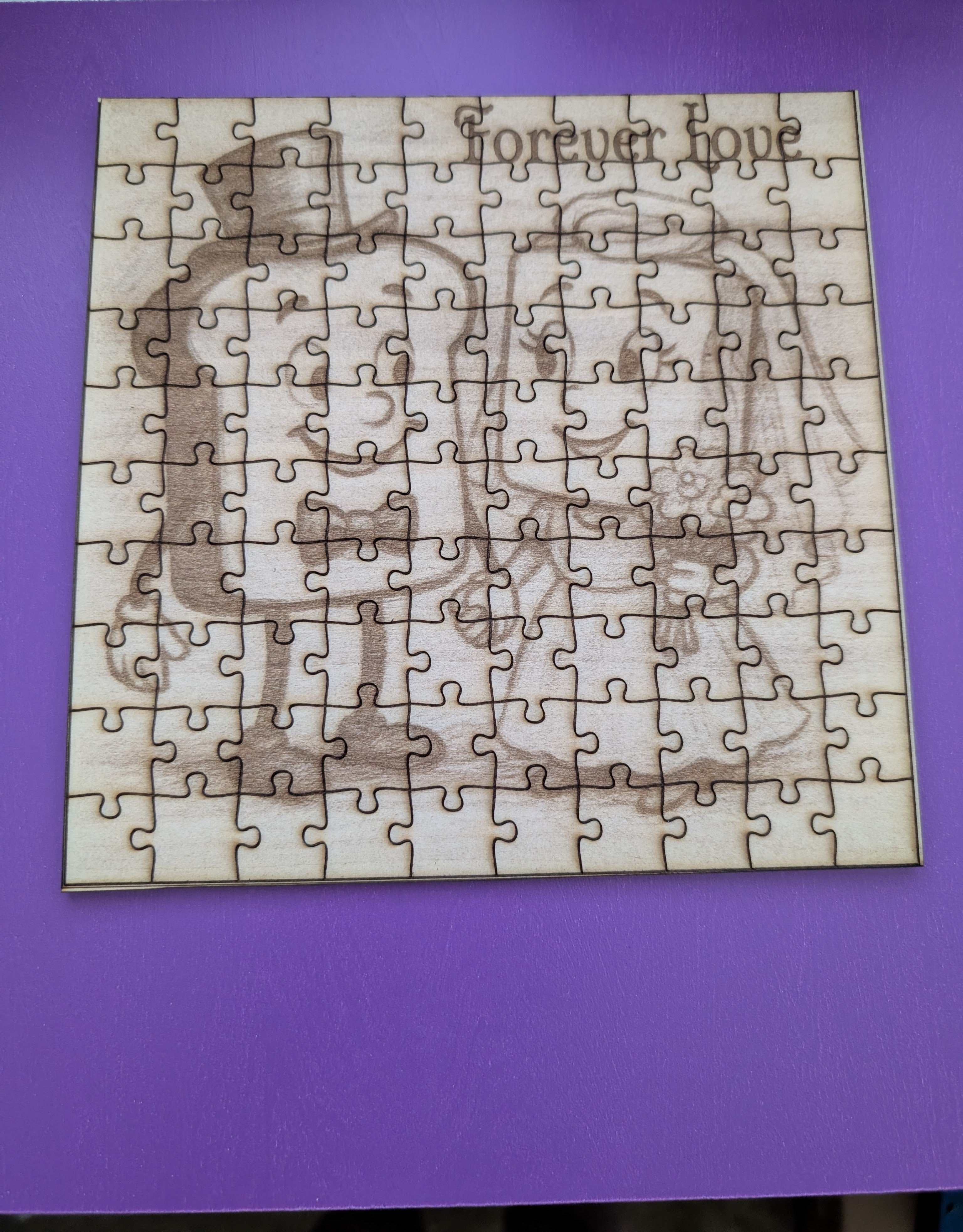 100 pc Valentines Personalized Puzzle